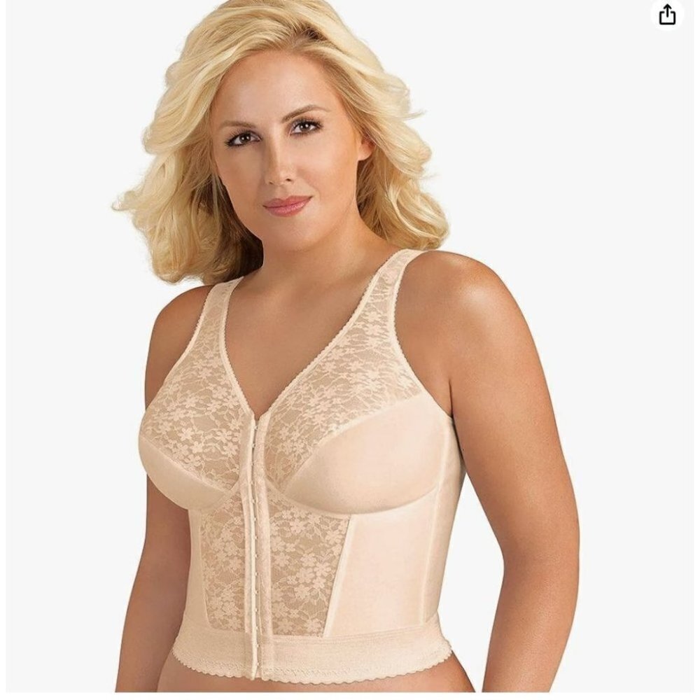 Exquisite form Front  Closure Longline Posture Bra 40C